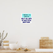Miss mijn Vriendin Poster (Keuken)
