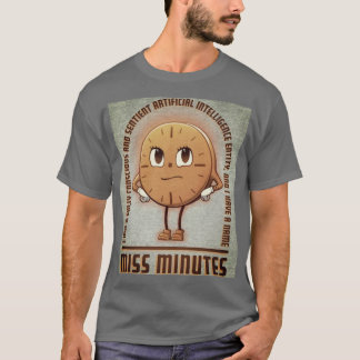 Miss Minutes AI Mascot grafisch T-shirt