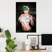 Miss Mischief Workin Gal Poster (Thuiskantoor)