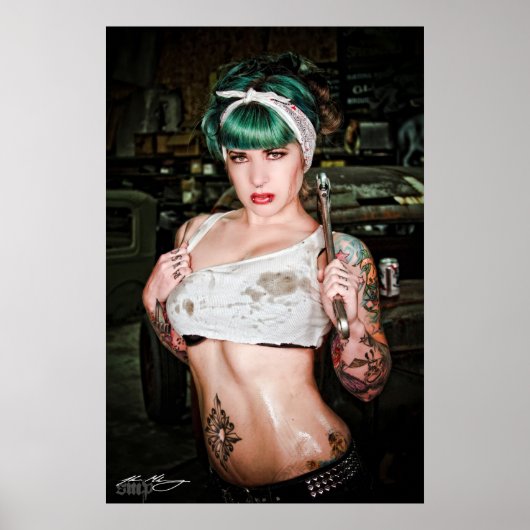 Miss Mischief Workin Gal Poster (Voorkant)