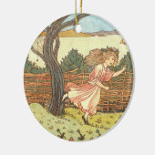 "Miss Miss Muffet" Keramisch Ornament (Links)