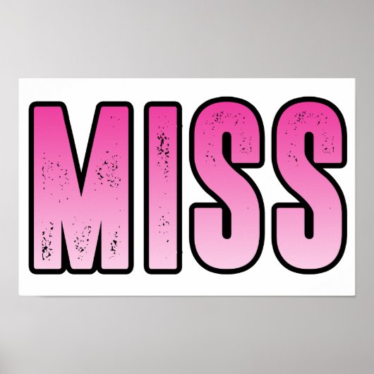 Miss Miss Poster (Voorkant)