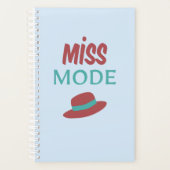 Miss Mode-agenda. Idee Cadeau Femme Planner (Voorkant)