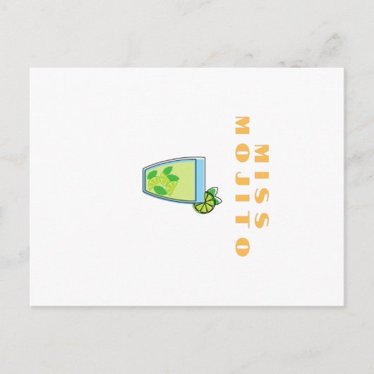 Miss Mojito Briefkaart (Voorkant)