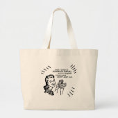 Miss Money Bag Grote Tote Bag (Voorkant)