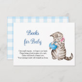 Miss Moppet Books For Baby RSVP Kaartje (Voorkant / Achterkant)