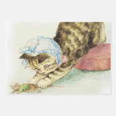 “Miss Moppet Chases a Mouse” by Beatrix Potter Inpakpapier Vel (Voorkant 3)