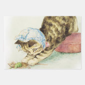 “Miss Moppet Chases a Mouse” by Beatrix Potter Inpakpapier Vel (Voorkant 2)