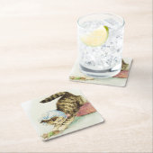 “Miss Moppet jaagt op een muis” door Beatrix Potte Kartonnen Onderzetters (Insitu)