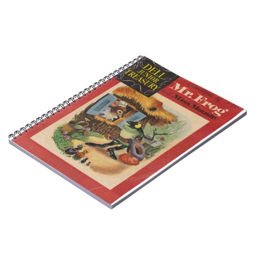 Miss Mousie - Mr Frog - Retro Comics - Fantasy Notitieboek (Linkerzijde)