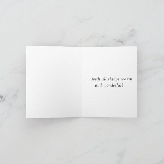 "Miss Mousie's Harvest" Notecard Bedankkaart (Binnen)