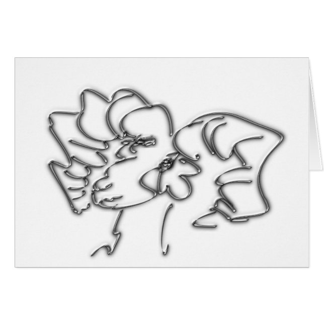 Miss Mrs Silver Aries Verjaardag Wenskaart (Voorkant Horizontaal)