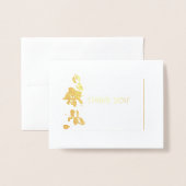 Miss Mrs Teen kinder optocht foto orchidee dank u Folie Kaarten (Voorkant met envelop)