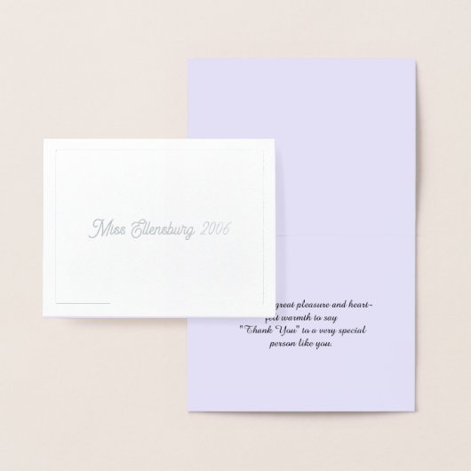 Miss Mrs USA America Dank u wel kaart (Display)