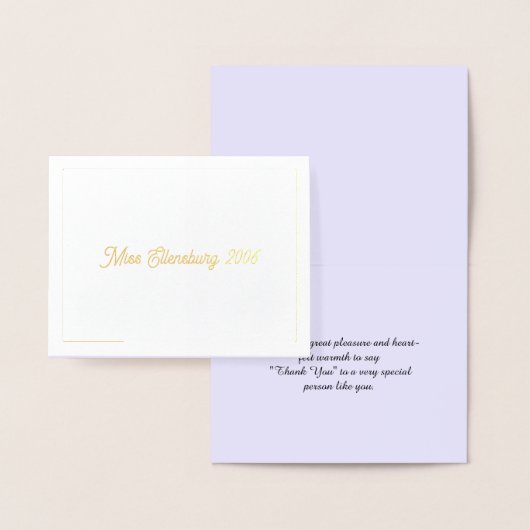 Miss Mrs USA America Dank u wel kaart (Display)