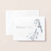 Miss Mrs USA America Kroon-met Foto Groet Folie Kaarten (Voorkant met envelop)