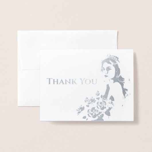 Miss Mrs USA America Kroon-met Foto Groet Folie Kaarten (Voorkant met envelop)