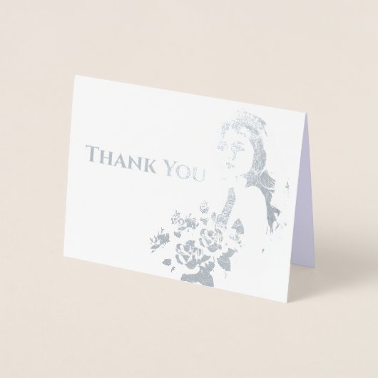 Miss Mrs USA America Kroon-met Foto Groet Folie Kaarten (Voorkant)