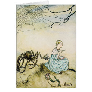 Miss Muffet door Arthur Rackham