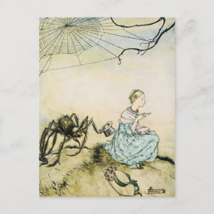  Miss Muffet door Arthur Rackham Briefkaart