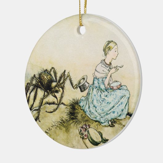  Miss Muffet door Arthur Rackham Keramisch Ornament (Links)