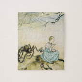 Miss Muffet door Arthur Rackham Legpuzzel (Verticaal)