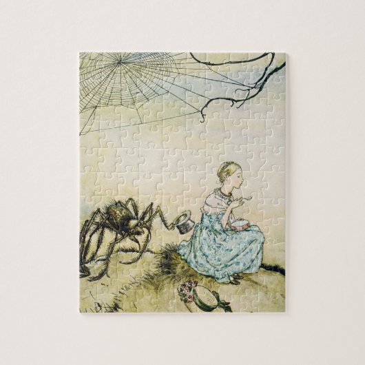 Miss Muffet door Arthur Rackham Legpuzzel (Verticaal)