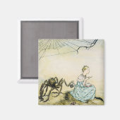 Miss Muffet door Arthur Rackham Magneet (Voorkant / Achterkant)