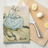 Miss Muffet door Arthur Rackham Theedoek (Quarter Fold)