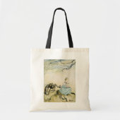 Miss Muffet door Arthur Rackham Tote Bag (Voorkant)