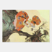 Miss Muffet en Spider,  Moeder Goose Inpakpapier Vel (Voorkant)