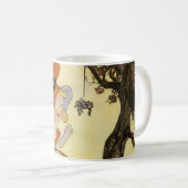 Miss Muffet en Spider,  Moeder Goose Koffiemok (Voorkant rechts)