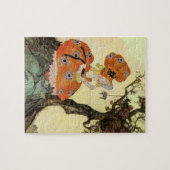 Miss Muffet en Spider,  Moeder Goose Legpuzzel (Horizontaal)