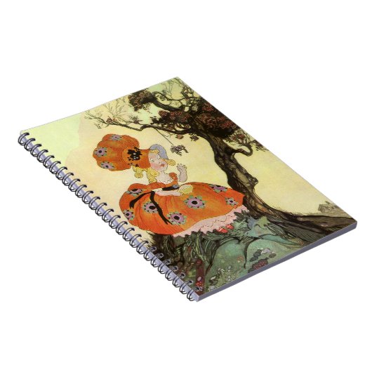 Miss Muffet en Spider,  Moeder Goose Notitieboek (Rechterzijde)