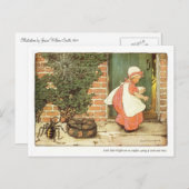 Miss Muffet Nursery Rhyme Briefkaart (Voorkant / Achterkant)