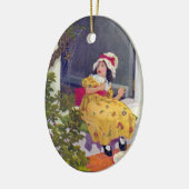 Miss Muffet Nursery Rhyme Keramisch Ornament (Links)