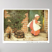 Miss Muffet Nursery Rhyme Print (Voorkant)