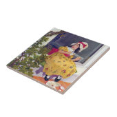 Miss Muffet Nursery Rhyme Tegeltje (Zijkant)