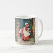  Miss Muffet Spider Nursery Rhyme Koffiemok (Voorkant rechts)