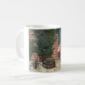  Miss Muffet Spider Nursery Rhyme Koffiemok (Voorkant links)