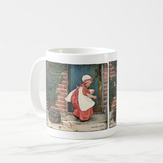  Miss Muffet Spider Nursery Rhyme Koffiemok (Voorkant links)