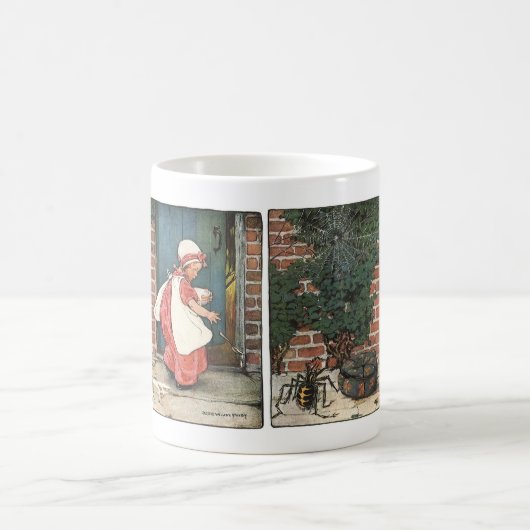  Miss Muffet Spider Nursery Rhyme Koffiemok (Center)