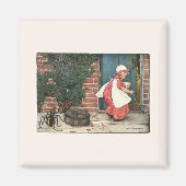  Miss Muffet Spider Nursery Rhyme Magneet (Voorkant)