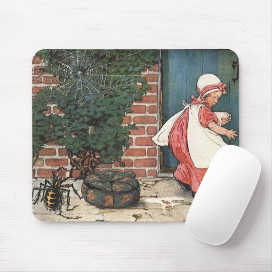  Miss Muffet Spider Nursery Rhyme Muismat (Met muis)