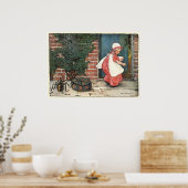 Miss Muffet Spider Nursery Rhyme Poster (Keuken)