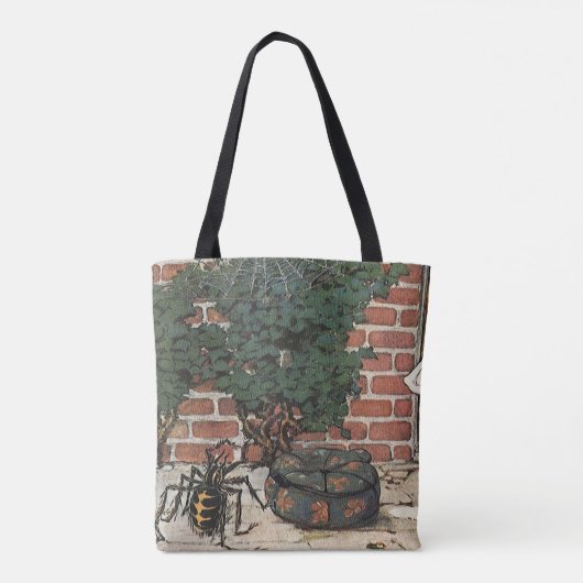  Miss Muffet Spider Nursery Rhyme Tote Bag (Achterkant)