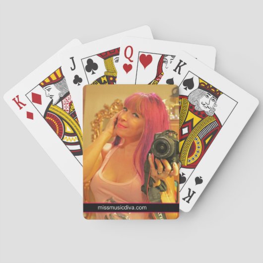MISS MUSIC- BABYDOLL PLAYCARDS SPEELKAARTEN (Achterkant)