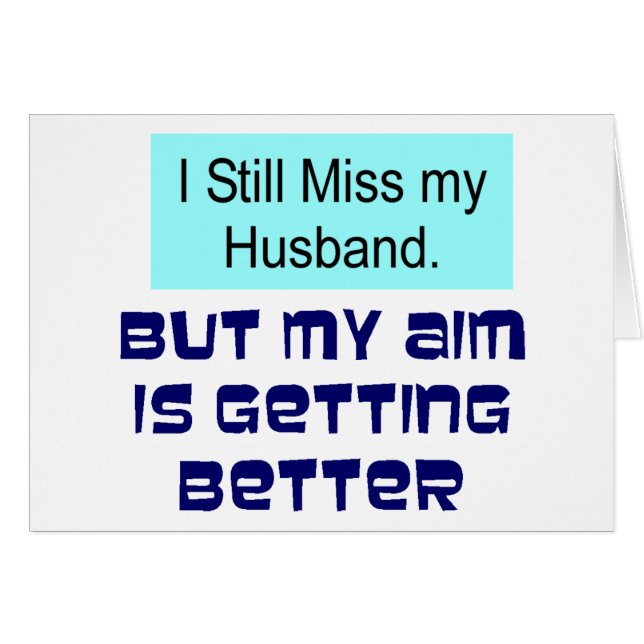 Miss my Husband (Voorkant Horizontaal)