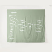 Miss naar Mrs Banner Vrijgezellenfeest Achtergrond Wandkleed (Voorkant (horizontaal))