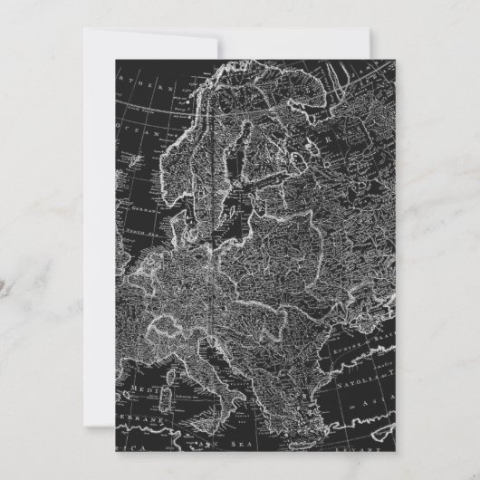 Miss naar Mrs Black ♥ Hart Kaart Reizen Vrijgezell (Achterkant)